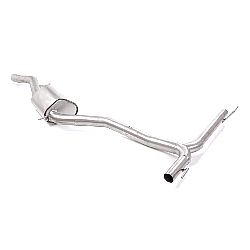 Porsche Cayenne(536 - 9YA) 2017>> Mittelschalldämpfer inox + Endrohren inox rechts/links, für 3.0 V6 (250kW) 2017>>08/2018 (no Euro6D-Temp)