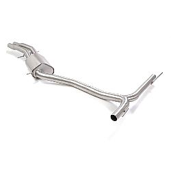 Porsche Cayenne(536 - 9YA) 2017>> Mittelschalldämpfer Gruppe N inox + Endrohren inox rechts/links, für 3.0 V6 (250kW) 2019>>10/2020