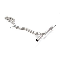 Porsche Cayenne(536 - 9YA) 2017>> Mittelrohr Gruppe N inox + Endrohren inox rechts/links, für 3.0 V6 (250kW) 2019>>10/2020