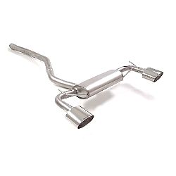 Jeep Renegade 2014>> Endschalldämpfer inox rechts/links mit je ER 135x90 mm oval Sport Line , für 1.3 T4 4WD (132kW) 2018>>2020