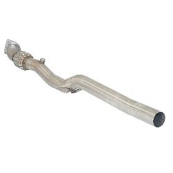 Opel Corsa D 2006>>2014 2. Kat-Ersatzrohr Gruppe N inox, für 1.6 Turbo OPC 141kW (typ FT11) 2010>>