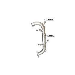 Opel Astra J 2009>>2018 Kat-Ersatzrohr + Partikelfilter-Ersatzrohr Gruppe N inox - mot.A20DTH (1956cc) Euro5, für 2.0CDti (118kW) + Sports Tourer 2009>>2012