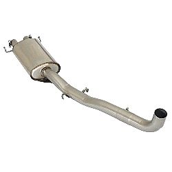 Alfa Romeo 75 Mittelschalldämpfer inox, für KAT. 1.6IE - 1.8IE 1987>>1993
