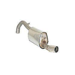 Alfa Romeo 75 Endschalldämpfer inox mit ER 80 mm rund, für 1.6IE 2° serie - 1.8IE - 1.8IE Indy 1987>>