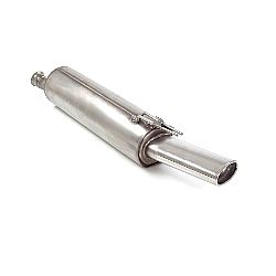 Alfa Romeo 155 Endschalldämpfer inox mit ER 115x70 mm oval  , für 1.6 16V (88kW) Twin Spark 05/1996>>1998