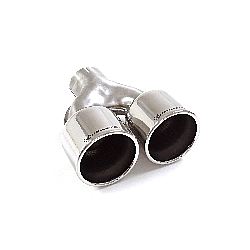 Universal Endrohre Endrohre 2x102 mm rund inox, für RO.2x102