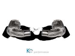 Porsche 911 Turbo / Turbo S (992) - OPF/GPF 2020 Link Pipe Set w Cat (SS) #L-PO/SS/4